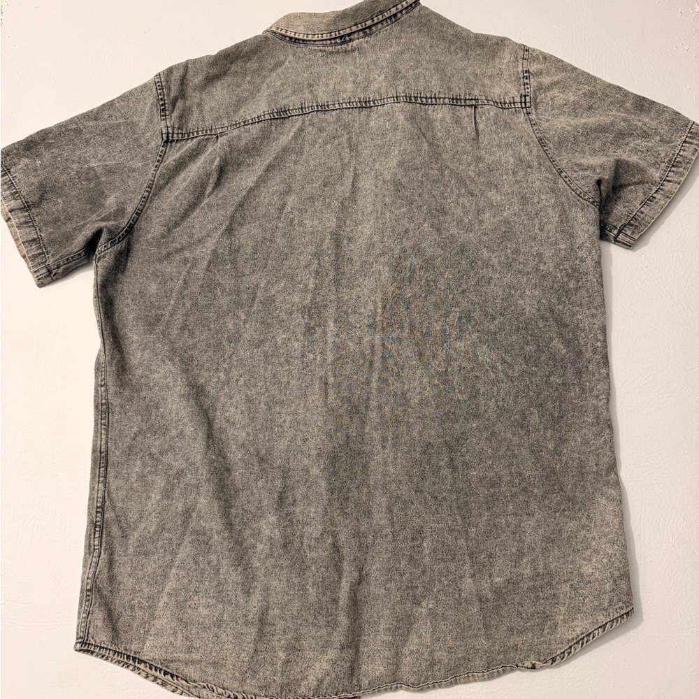Modern Amusement‎ Gray Casual Button Down Shirt - Picture 7 of 10